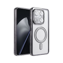 Xiaomi Mi 15t Pro Uyumlu Joke Simli Magneticsafe Kılıf - Siyah Çok Renkli