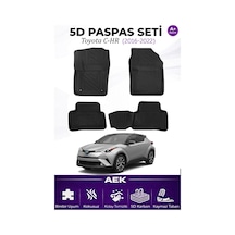 Toyota Chr 2016-2023 Araca Özel Havuzlu "karbon" Paspas Takımı