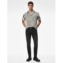 Koton Normal Bel Pamuklu Slim Fit Jean Pantolon - Brad Jean Siyah 6sam40291nd