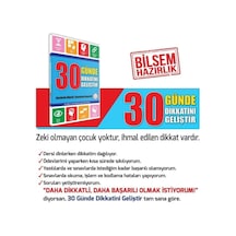 30 Günde Dikkatini Geliştir 6-12 Yaş Çok Renkli