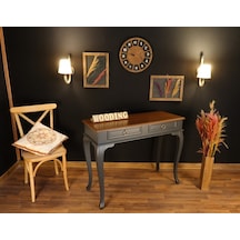 Wooding 120 Cm Çekmeceli Masif Antrasit Ceviz Dresuar (548588322) Ceviz