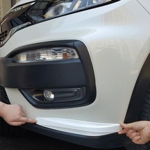 Oto Motto Esnek Tampon Koruma Bandı Tampon Kapı Koruyucu Şerit Yumuşak Bant Beyaz 4 Lü Paket