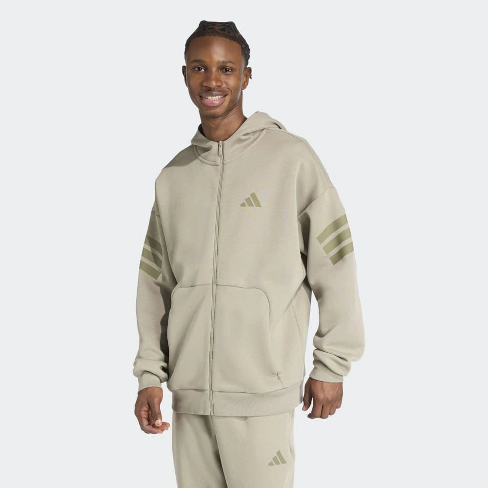 Adidas Jw7112 M Fı 3s Fz Erkek Eşofman Üstü Bej