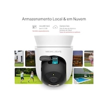 Mc510 2k Qhd Dış Mekan Güvenlik Kamerası 360 Görüş Renkli Gece Görüşü Akıllı Takip Ip65 Hava Koşullarına Dayanıklı Microsd & Bulut Depolama Smartthings, Google Home, Alexa