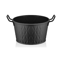 The Mia Prizma Ekmeklik Siyah 8 Cm Siyah