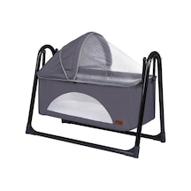 Öykü Bebek Diyari Comfort Beşik Gri
