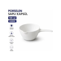 Porselen Saplı Kapsül 100 Ml Kaserol