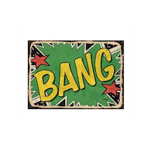 Bedeko Bang Pop Art Mdf Tablo 25 Cm X 35 Cm