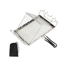 Kamp Paslanmaz Çelik Ekmek Rafı Katlanır Taşınabilir Barbekü Izgara Rafı Fda Yok Bpa Içermez Çok Renkli