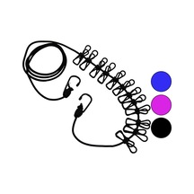 Renkli Lastik 12pcs Metal Mandallı Çamaşır İpi 5250 Çok Renkli