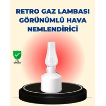 Buğz Kablosuz Retro Buhar Makinesi Gaz Lambası Tasarım Ledli Difüzör