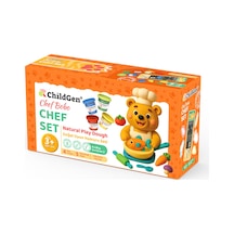 Doğal Oyun Hamuru Sevimli Patiler - Chef Set Çok  Renkli