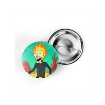 Ghost Rider - 44 Mm İğneli Çanta Rozeti - 5 Adet Diğer