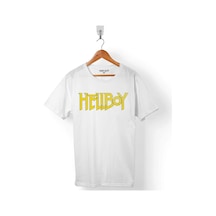 Hellboy Hell Boy Ron Perlman Doug Jones Logo Erkek Tişört 001