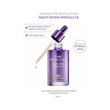 Missha Time Revolution Night Repair Ampoule 5X  Probiyotik İçerikli Ampul 50 ML
