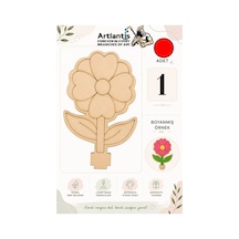 Ahşap Boyama Çiçekler 1 Adet 10x15cm Boyama Figürü Etkinlik Çocuk Gelişim Motor Beceri Anasınıfı Kreş
