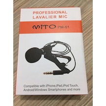 Mıto Pm 01 Cep Telefonu ve Kamera Yaka Mikrofonu