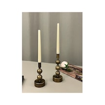Campana Eskitme Gold 2'li Şamdan & Mumluk Dekorasyon Seti Eskitme Gold - 873873219 Eskitme Gold