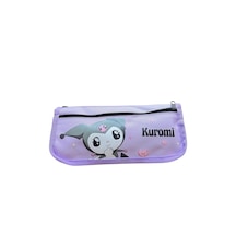 Tatlı Sebep Sanrio Kuromi Kalemlik 2 Cepli Mor - Lila