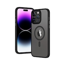 Apple Uyumlu iPhone 13 Pro Max Wireless Şarj Özellikli Zore Hibrit Magsafe Kapak