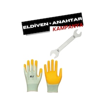 Çelik Raf Kurulum Seti Eldiven + Anahtar 2'li Set , Depo Rafı, Kiler Rafı, Ekipman Galvaniz