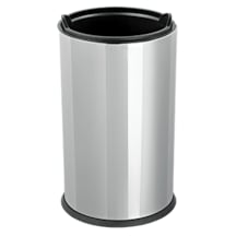 16 Lt Kapaksız Çöp Kovası Metalik Gri