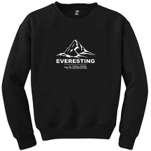 Everesting Siyah Sweatshirt