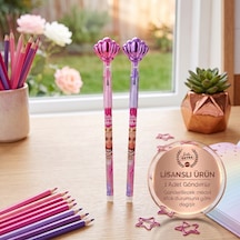 Bakgelal Lisanslı Barbie Extra Deniz Kabuğu Figürlü Kurşun Kalem Dekoratif Başlıklı Okul Kırtasiye - 9044127363908 Açık Pembe