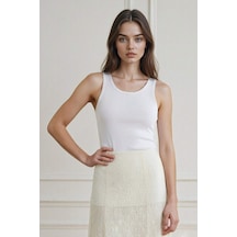 DeFacto Fitted Halter Yaka Fitilli Kaşkorse Atlet U0357AZ25SMWT32
