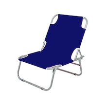 Katlanır Portatif Sandalye Şezlong - Kamp Sandalyesi Mavi 1284 Mavi