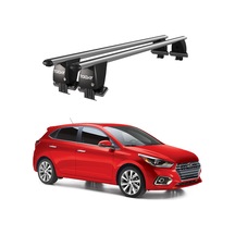 Royal Hyundai Accent V 2017 Ve Sonrası Uyumlu Gri Kilitli Ara Atkı Port Bagaj Tavan Barı