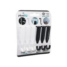 Lunaev 6pcs - Tek Kollu Çok Amaçlı - Tak Çıkar Pratik Plastik Askı 50cm