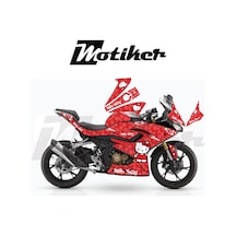 Rks Srk125r Kırmızı Hello Kitty Parçalı Kaplama Tasarımı Sticker