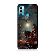 Tecno Spark 7t Uyumlu Mustafa Kemal Atatürk Ve Mücadele Yılları Desenli Silikon Kılıf