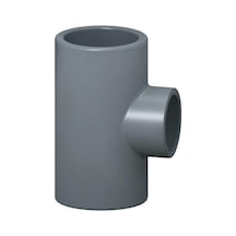 90-63 Mm Pvc Inegal Te