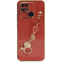 Xiaomi Redmi 10c Uyumlu Kılıf Esila Silikon - Kırmızı