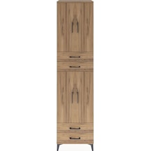 Hyperion Dolap 5 Raflı 4 Çekmeceli 4 Kapaklı 60x44x243 Çam-çam Çam
