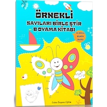 Noktalı Sayıları Birleştir Ve Boya Kitabı Örneklidir.
