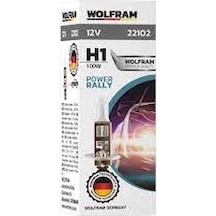 Wolfram Germany - 12 Volt 100 Watt H1 Ampul Takımı - 2 Adet