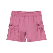 Civil Girls Torba Cep Detaylı 6-9 Yaş Şort - Pembe Gülkurusu