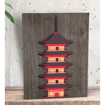 Bk Gift Minka Evi Tasarımlı Dekoratif Mini Kanvas Tablo 15X20Cm-1 (551116542)