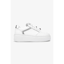 Valmenti Kadın Hakiki Deri Sneakers & Spor Ayakkabı 1116 450 Bn Ayk Y25 Byz Fltr/lm Grn/lm Ts Beyaz