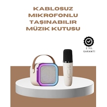 Mey İthalat Bluetooth Karaoke Mikrofon Ve Hoparlör Seti Taşınabilir