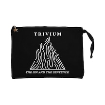 Trivium The Sin And The Sentence Siyah Cüzdan / El Çantası Siyah