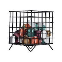 Metabagua 1 Kahve Pod Tutucusu, Kapasite K Bardak Tutucusu Ve Kahve Istasyonu Düzenleyicisi Için Kahve Saklama Düzenleyicisi 2b2qlb Siyah