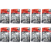 Baskılı Mini Blok Poşet Torba - No: 0-20x30 Cm. - Siyah - 100 Adetlik 10 Paket