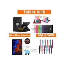 Samsung Uyumlu Galaxy Tab S6 Lite (P610) Tablet Kılıfı 3Lü Set