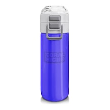 Coral High 500 Ml Pipetli Ve Direkt İçim Çelik Termos/matara - Erkek Çocuk - Açık Mor Çok Renkli