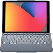 Newface T5506d Apple Uyumlu iPad 10.2 9.nesil Kılıf Palermo Ledli Klavyeli S