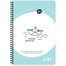 2025-13 19,5 Haftalık Ajanda - Akışına Bıraktım Açık Gri